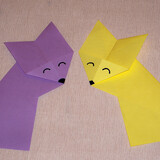 gấp giấy thủ công