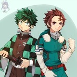 Izuku Tanjiro Kamado Midoriya