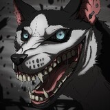 微笑む犬