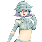 ハロウィンのミイラコスプレ_02