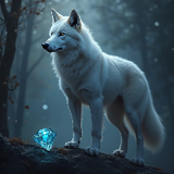 Blue Diamond wolf