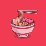 Pink Ramen Shorts