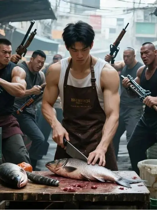 The beautiful fishmonger harassed by the bully