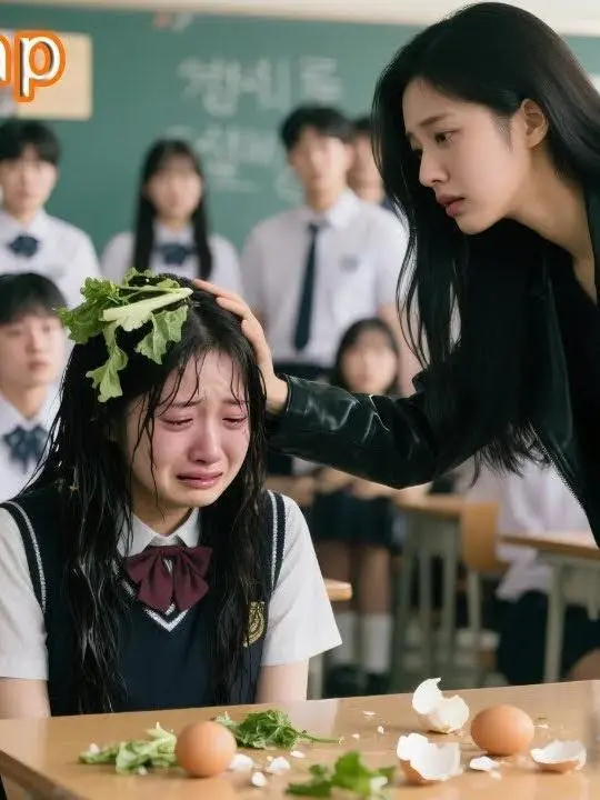 (Dub ID) Poor girl bullied... HER RICH TWINS take revenge!