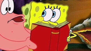 SpongeBob SquarePants takes Patrick to study, but Patrick can't stop