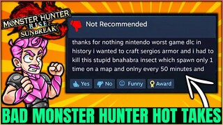 THE WORST SUNBREAK PLAYERS - Bad Monster Hunter Rise Sunbreak Takes! (Fun/Discussion)