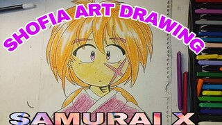 menggambar chibi samurai X