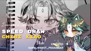 [Speed Draw] Emang Boleeh XIAO seCHIBI INIIII 😍 || Draw My Chibi Style