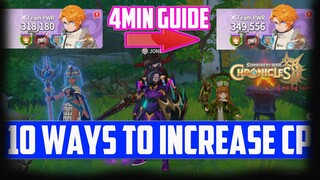 10 WAYS TO INCREASE YOUR CP - 4 MINUTES GUIDE