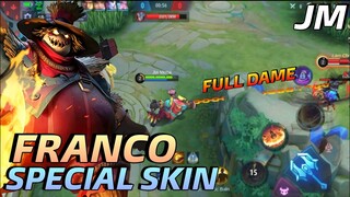 GAMEPLAY MLBB : Trải Nghiệm Sức Mạnh Của Franco Khi Build Full Dame | Jin Moba