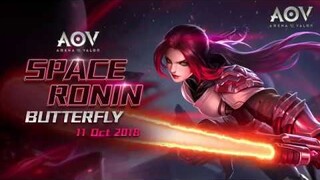 Space Ronin Butterfly - Skin Spotlight Garena AOV (Arena Of Valor)