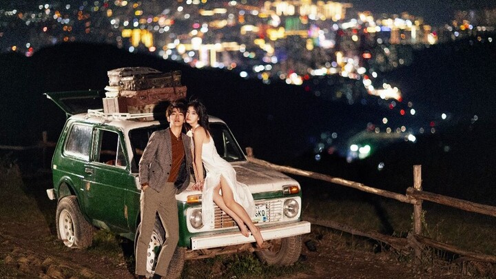 超有氛围感的情侣拍照姿势