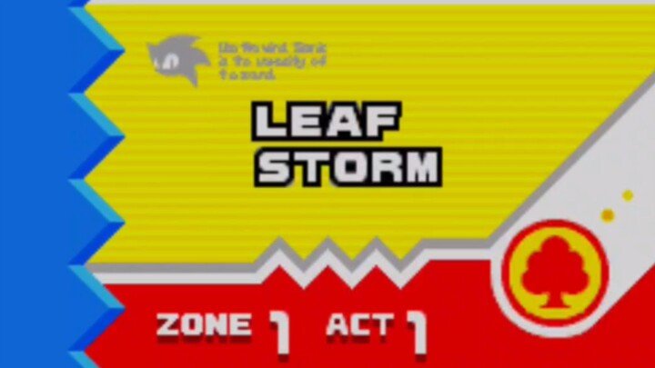 Sonic Rush (索尼克）S Rank Leaf Storm Zone 1 Act 1