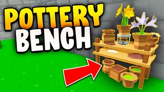 NEW* Pottery Bench in Roblox Islands (Skyblock)