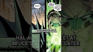 Batman Humiliates Hal Jordan with Yellow Paint