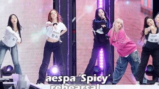 四小妈好齐！【aespa】正面高清彩排4K直拍！私服也太美！