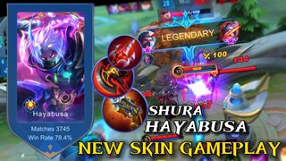 Hayabusa Shura New Skin makes him even more stronger | Mobile Legends