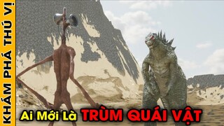 🔥 Thót Tim Với Trận Đối Đầu Giữa GODZILLA Vs SIREN HEAD Ai Sẽ Trở Thành Vua Quái Vật ?| KPTV