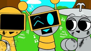 Clukr and Garnold team up to create fun robots! - Sprunki Incredibox