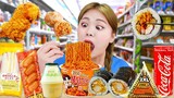 Mukbang Korea Convenience Store FIRE NOODLES EATING by HIU 하이유