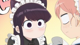 Seeing her husband wearing a maid, Komi-san was so excited that she showed her cat ears~Cute~