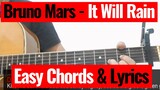 Bruno Mars - It Will Rain Easy Chords and Lyrics Cover