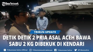Detik detik Polisi Tangkap 2 Pengedar Sabu Satu Kilogram di Depan Hotel Kendari Sulawesi Tenggara