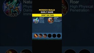 ✅ Moskov Build Early Game Tutorial by Renyaaa
