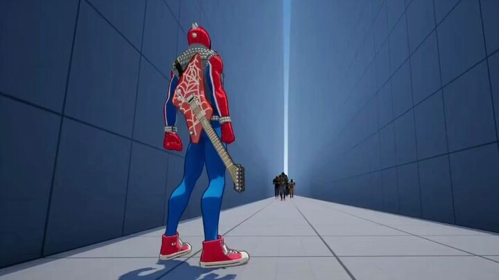 Animasi pantulan Spider-Punk
