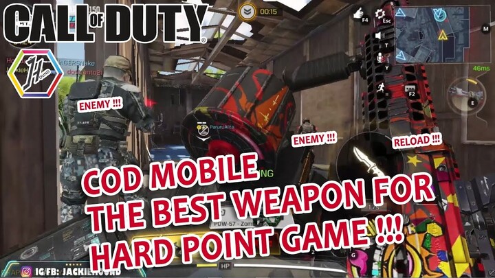 The best weapon for hardpoint game on CODM call of duty mobile