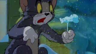 Jerry turns into an ice pop, and Tom looks worried—such a heartwarming episode!