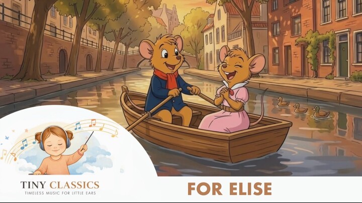 For Elise by Beethoven | Classical Music for Kids | The Story of Elise & Beethoven Mouse
