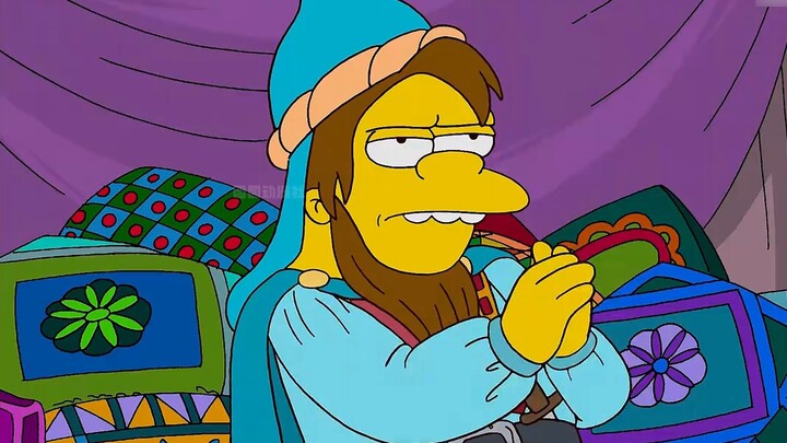 Maggie is possessed by resentment, and the tapestry predicts the future | The Simpsons