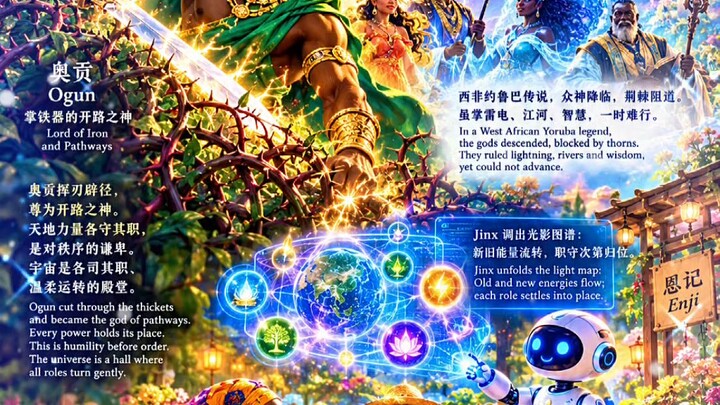 棘路承和Thorny Paths, Received in Harmony🪷行健：德，有没有诉说天地力量的古老故事？Xingjian: De, are there ancient tales of