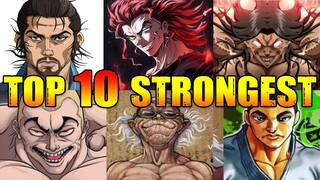 TOP 10 STRONGEST BAKI CHARACTERS 2024