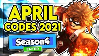 All "New [ Season 4 ] Update Working Codes 2021 in Roblox Anime Fighting Simulator