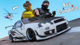 KITA BERDUA BURONAN BESAR DIKOTA ! HOT PURSUIT !! GTA V ROLEPLAY