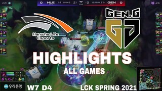 Highlight HLE vs GEN (All Game) LCK Mùa Xuân 2021 | LCK Spring 2021 | Hanwha Life Esports vs Gen G