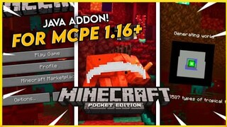 MINECRAFT JAVA ADDON FOR MCPE 1.16