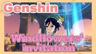 Windflowers' invitation