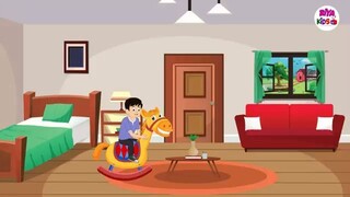Lakdi Ki Kathi - लकड़ी की काठी काठी पे घोडा _ Hindi Nursery Rhymes _ Kids Poem -