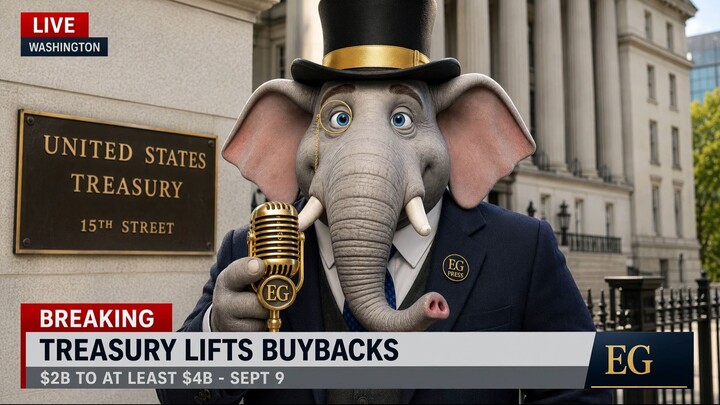 Treasury lifts long-end buybacks from $2B to at least $4B