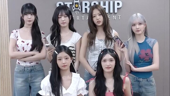 IVE 250909 Reaksi pertama mendengar lagu baru senior Doyoung berjudul "BODY"