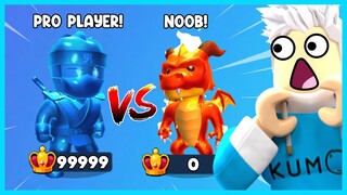 AKU TANTANG BYONE PRO PLAYER YOUTUBER INI DI STUMBLE GUYS! APAKAH AKU MENANG? @Rashif Mutaz