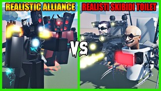 GOKIL! Animasi Super Realistic Team Cameraman Vs Team Skibidi Toilet Siapakah Yang Terbaik?