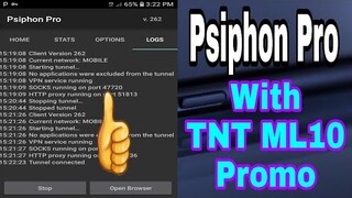 Psiphon Pro - With TNT ML10 Promo Sim | Working 100%