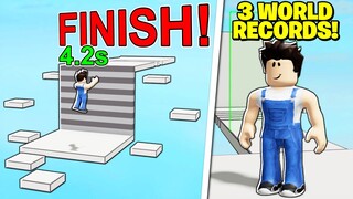 I GOT 3 WORLD RECORDS IN TIME TRIAL OBBIES! Roblox