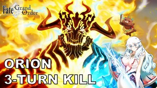 [FGO] Lostbelt 2 Gotterdammerung Surtr Fenrir - Orion 3 Turn Kill ~ NP Loop