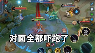 Lu Bu is so powerful, once he uses his ultimate skill, the opponent can only run away.