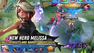 New Hero Melissa Cursed Needle Gameplay - Mobile Legends Bang Bang